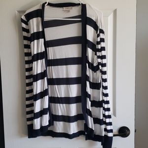 LOFT Striped Cardigan